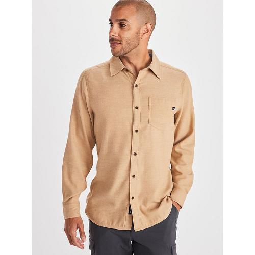 Marmot Hobson Clothes - Mens Shirts Yellow CA4305186 Canada